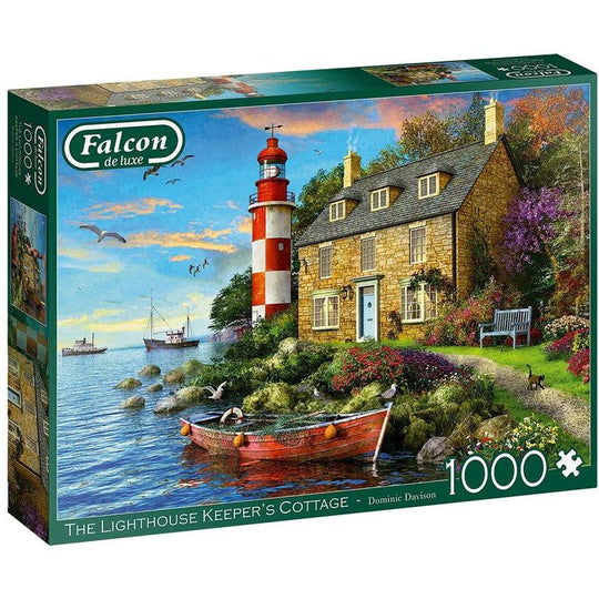 Jumbo, Falcon de luxe - The Lighthouse Keeper's Cottage, Jigsaw Puzzles for Adults, 1,000 piece