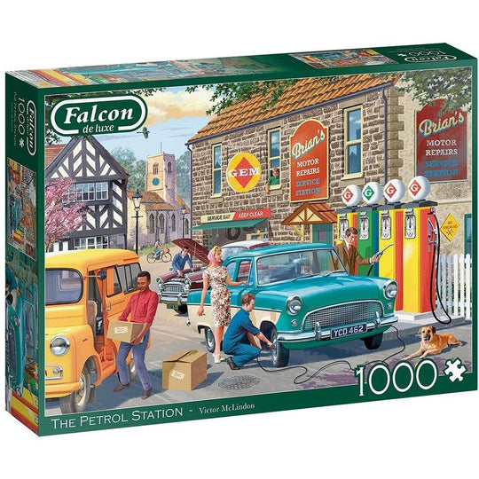 Jumbo, Falcon de luxe - The Petrol Station, Jigsaw Puzzles for Adults, 1,000 piece