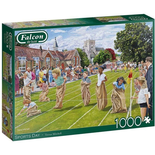 Jumbo Games Falcon De Luxe 1000 Piece Jigsaw - Sports Day