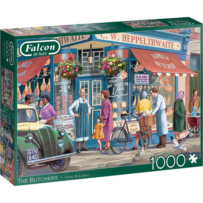 Jumbo Games Falcon De Luxe The Butchers 1000 Piece Jigsaw Puzzle - The ...