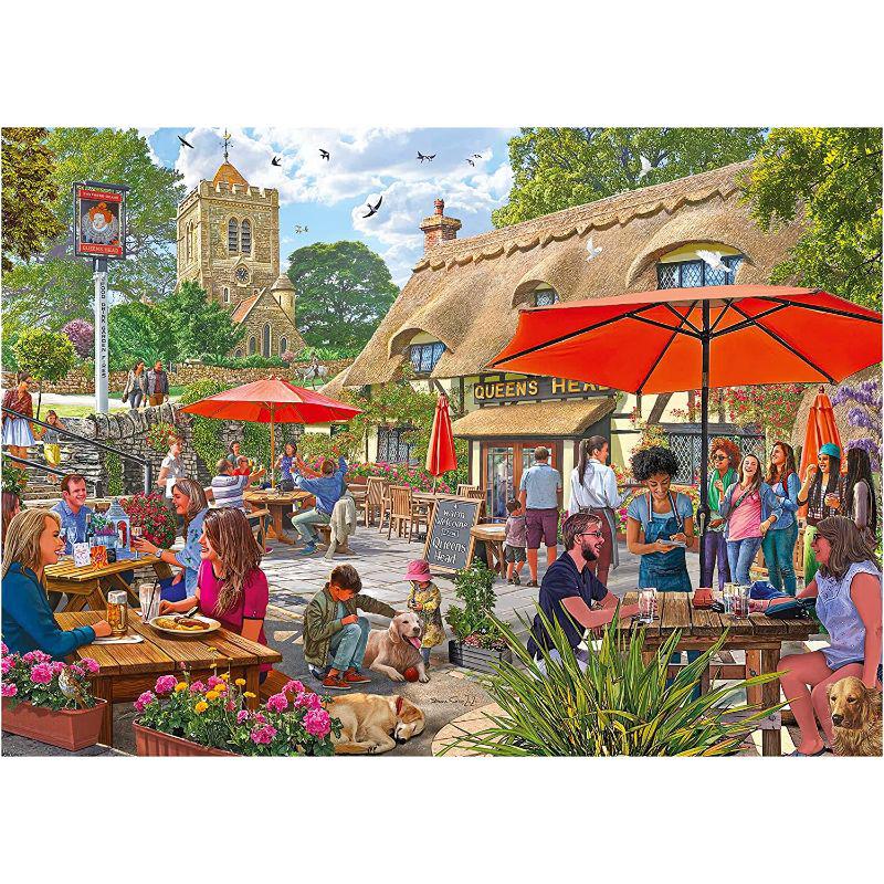 Jumbo Games Falcon De Luxe The Pub Garden 1000 Piece Jigsaw Puzzle ...