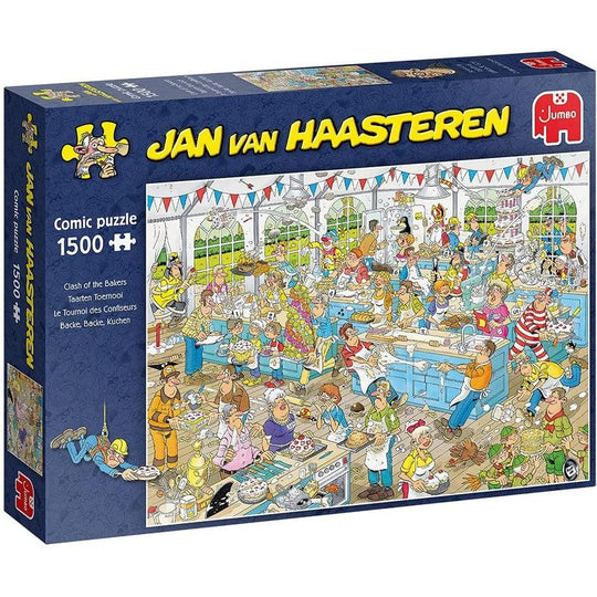 Jumbo, Jan Van Haasteren - Clash of the Bakers, Jigsaw Puzzles for Adults, 1,500 piece