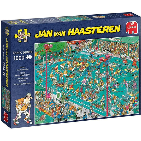Jumbo, Jan Van Haasteren - Hockey Championship, Jigsaw Puzzles for Adults, 1,000 piece