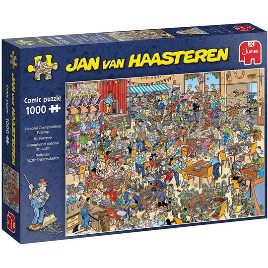 Jumbo, Jan Van Haasteren - National Championship, Jigsaw Puzzles for Adults, 1,000 piece