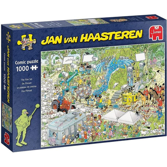 Jumbo, Jan Van Haasteren - The TV Studios, Jigsaw Puzzles for Adults, 1,000 piece