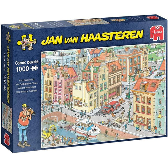 Jumbo, Jan van Haasteren The Missing Piece, Puzzles for Adults, 1,000 Piece