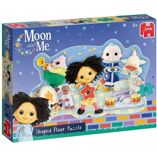 Jumbo, Moon and Me - Shaped Floor Puzzle, Kids Jigsaw Puzzle, 20 piece, Ages 3 Years Plus