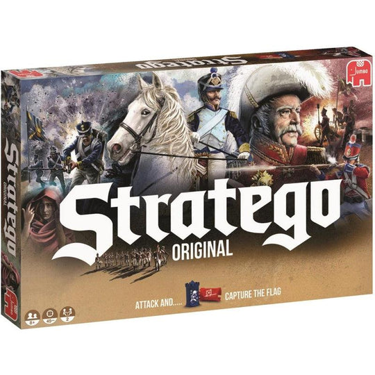 Jumbo, Stratego - Original, Strategy Board Game, 2 Players, Ages 8 Year Plus