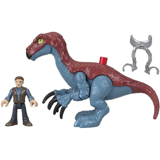 Jurassic World 3 Dominion Imaginext Therizinosaurus & Owen Toy Play Set