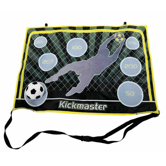 Kickmaster Indoor Velcro Target Shot With Ball Door Hanging Football Game