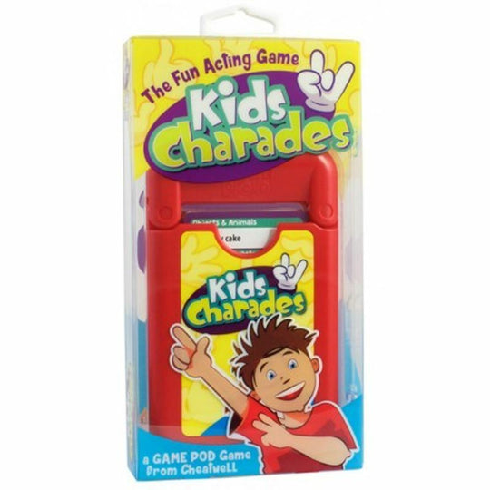 Kids Charades Game Pod Travel Pocket Acting Guessing Card Game