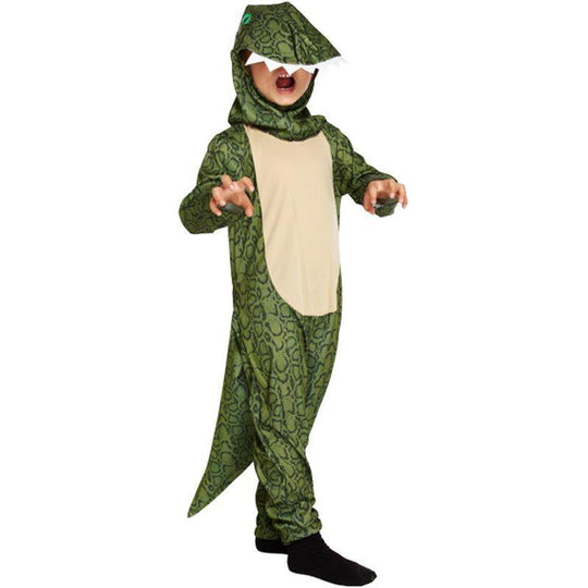 Kids Dinosaur Costume Godzilla T-Rex Lizard Child Fancy Dress Boys Girls Outfit