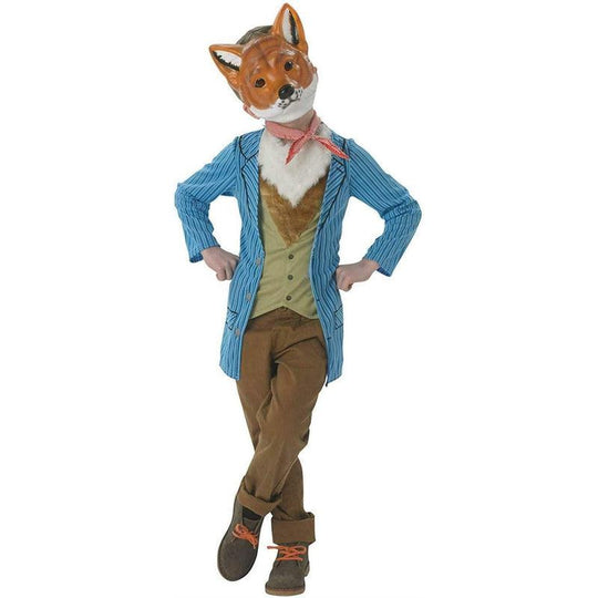 Kids Fantastic Mr Fox Costume Book Day Week Fancy Dress Child Outfit