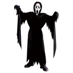 Kids Scream Costume Ghost Halloween Fancy Dress Outfit With Mask - One Size