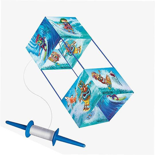 Kitedrone Twinstar Performance Kite Tiki Surfers Design