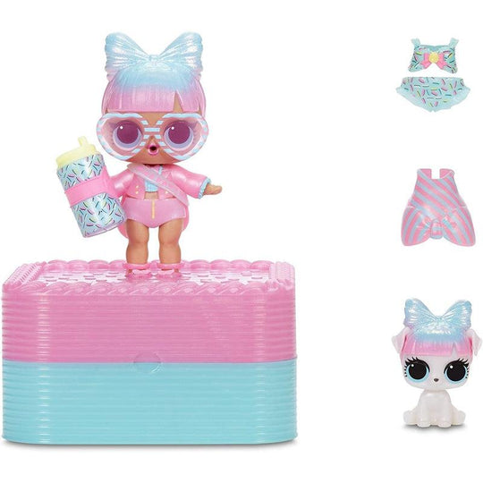 LOL Surprise! Deluxe Present Surprise Miss Partay Doll & Pet Playset - Pink