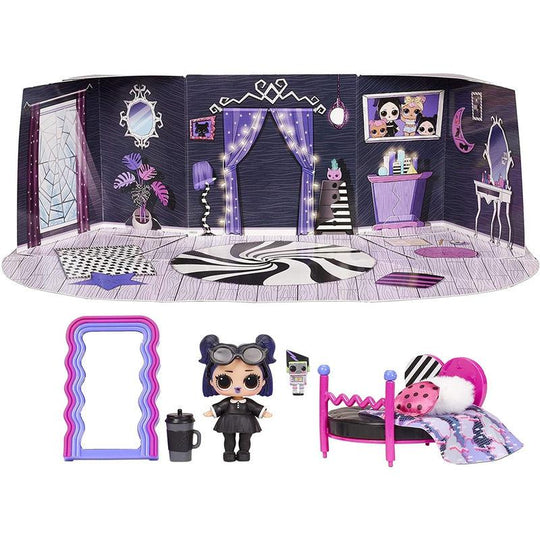 LOL Surprise Furniture, Dusk Doll with 10+ Surprises