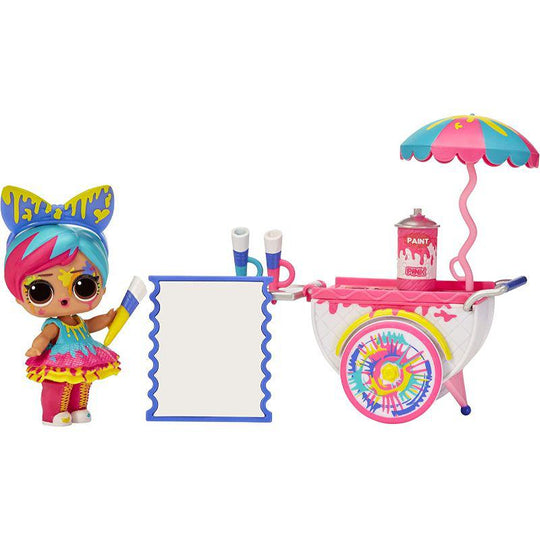 LOL Surprise OMG House of Surprises Art Cart Playset