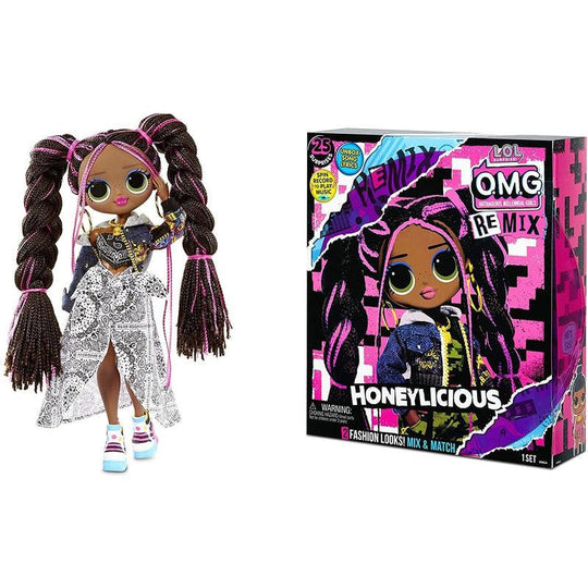 LOL Surprise OMG Remix - With 25 Surprises - Collectable Fashion Doll - Honeylicious
