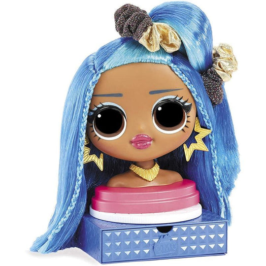 LOL Surprise OMG Styling Head with Rooted Hair for Endless Styles