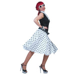 Ladies Polka Dot Skirt Scarf Rock N Roll 50s 60s Fancy Dress Costume The Online Toy Store