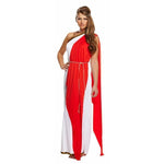 Ladies Red Greek Roman Greek Goddess Toga Fancy Dress Outfit Womens Co - The Online Toy Store Ladies Red Greek Roman Greek Goddess Toga Fancy Dress Outfit Womens Co - The Online Toy Store