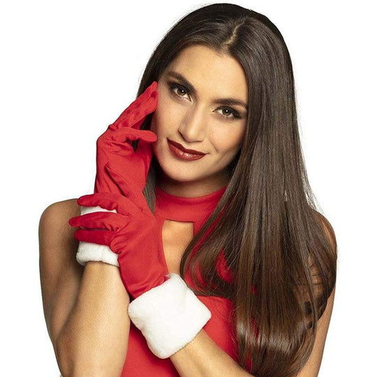 Ladies Santa Gloves