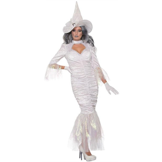 Ladies Spell Weaver Costume Halloween Witch Fancy Dress Outfit
