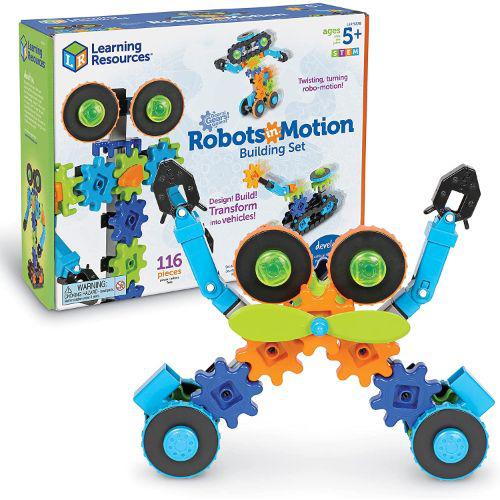 Learning Resources Gears! Gears! Gears Robots in Motion Construction Playset