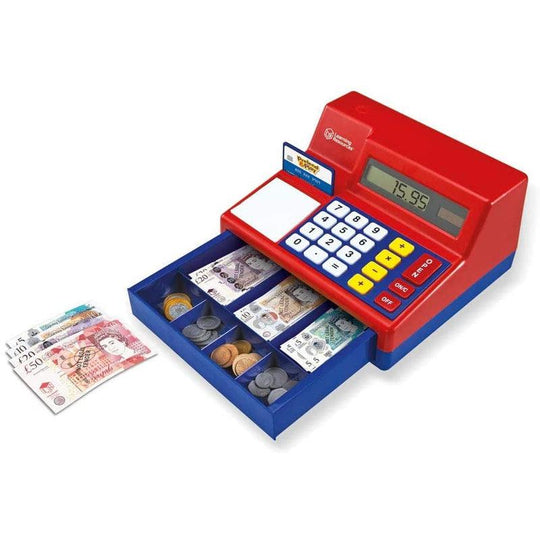 Learning Resources Pretend & Play Calculator Cash Register (UK Currency)