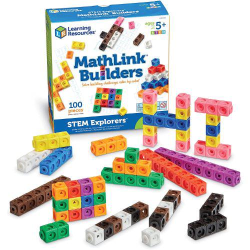 Learning Resources STEM Explorers MathLink Builders Activity Set