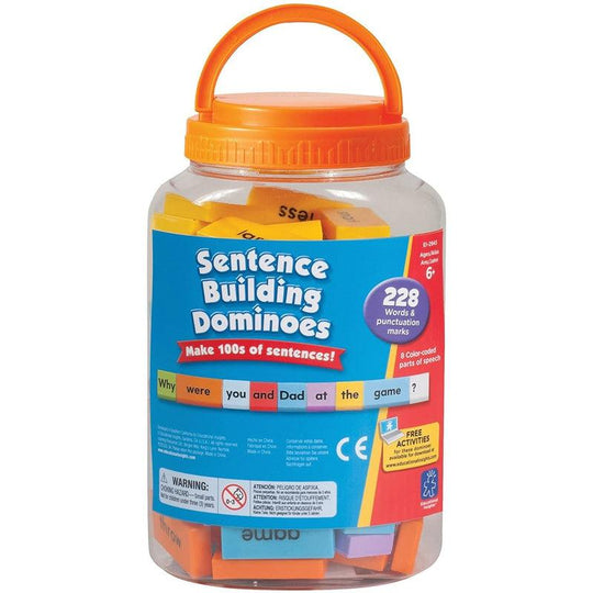 Learning Resources Sentence Building Dominoes
