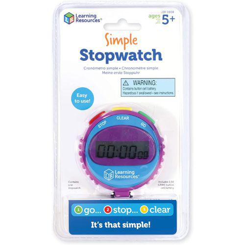 Learning Resources Simple Stopwatch (One Supplied)
