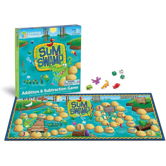 Learning Resources Sum Swamp Addition Subtraction Game