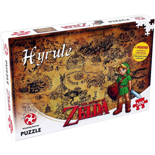 Legend of Zelda Hyrule Field 500 Piece Jigsaw Puzzle
