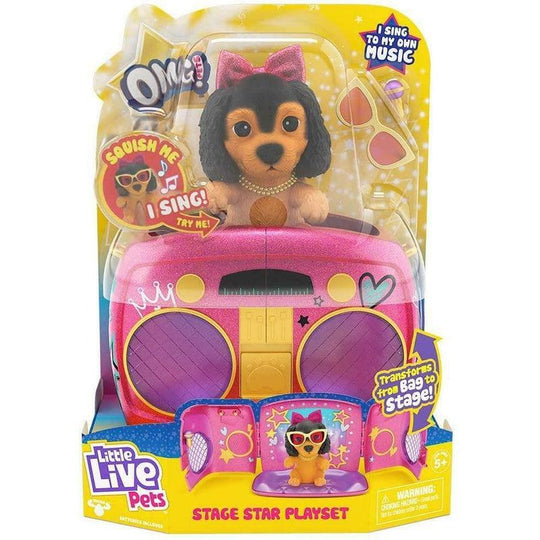 Little Live Pets OMG! Pup Stage Star Playset