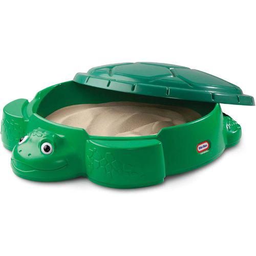 Little Tikes Turtle Sandbox Outdoor Garden Sandpit - Green