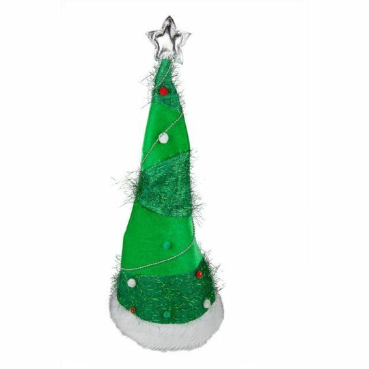 Long Stand Up Christmas Tree Hat Festive Xmas Fancy Dress Accessory