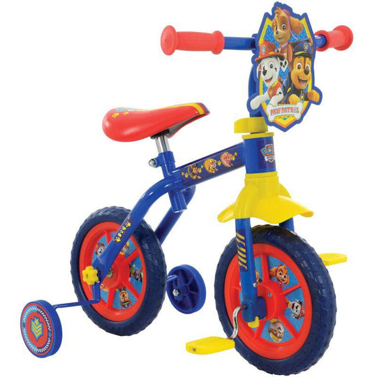 MV Sports Paw Patrol 2 in 1 10" Training Bike