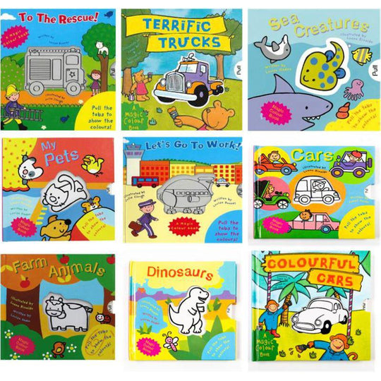 Magic Colour 'Pull the Tab' Child's Interactive Books