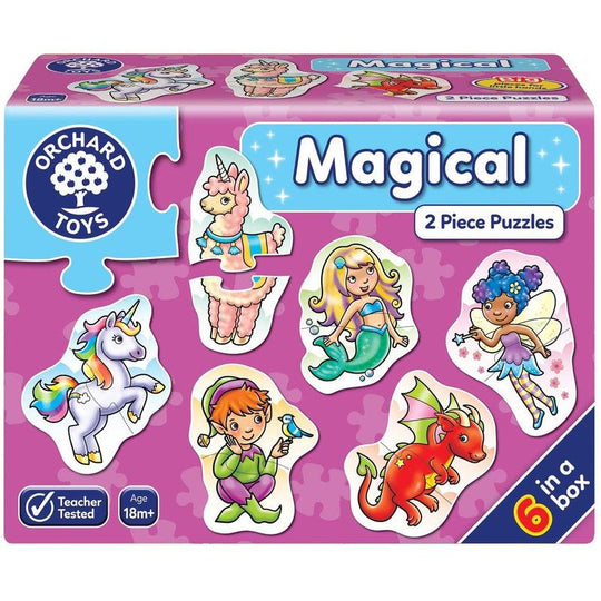 Magical 2 Piece Puzzles