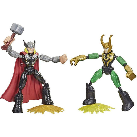 Marvel Avengers Bend and Flex Thor Vs. Loki Action Figure