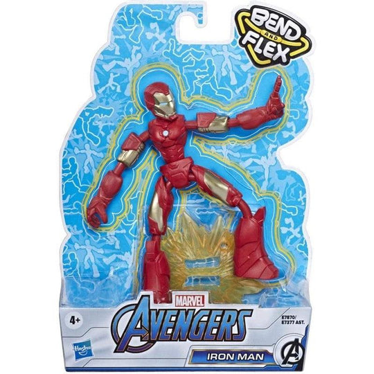 Marvel Bend and Flex Action, 6-Inch Flexible Iron Man Figure