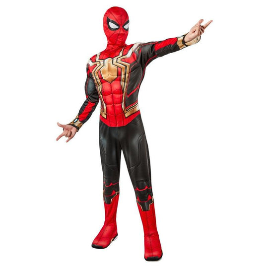 Marvel Iron Spiderman 3 No Way Home Deluxe Fancy Dress Costume