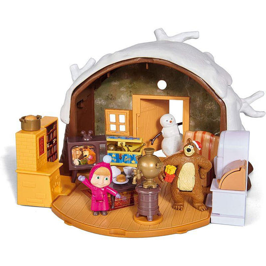 Masha and The Bear Winter Bear's House Playset