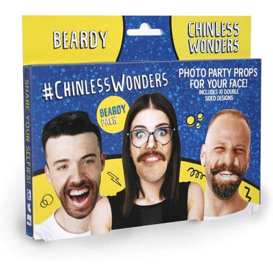 Mask-arade Beardy Chinless Wonders Photo Props