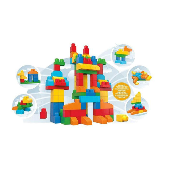Mattel Fisher Price Mega Bloks Deluxe Building Bag 150 pcs