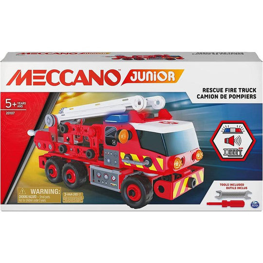 Meccano Junior Rescue Fire Truck With Lights & Sounds