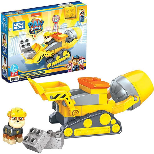 Mega Bloks Paw Patrol The Movie: Rubbles City Construction Truck Set
