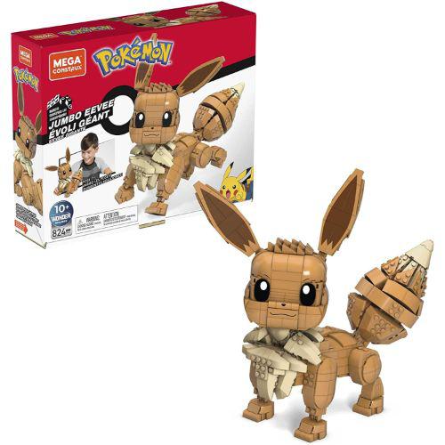 Mega Construx Pokemon Jumbo Eevee Toy Building Set